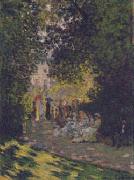 Claude Monet Parisians in Parc Monceau oil painting artist